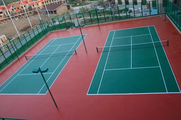 杭州硅pu塑胶网球场