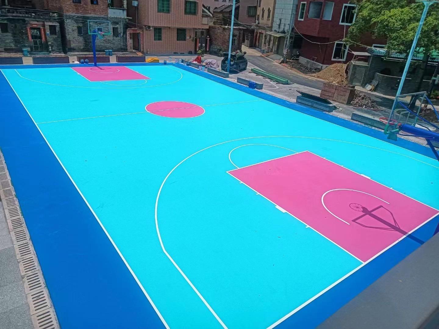 杭州塑胶篮球场