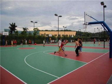 扬州塑胶篮球场
