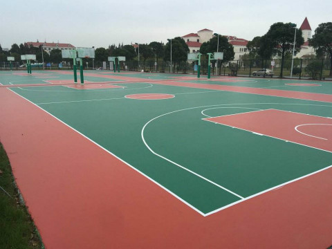 台州塑胶篮球场