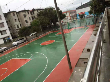 杨浦塑胶篮球场
