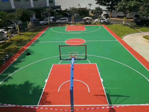 泉山塑胶篮球场