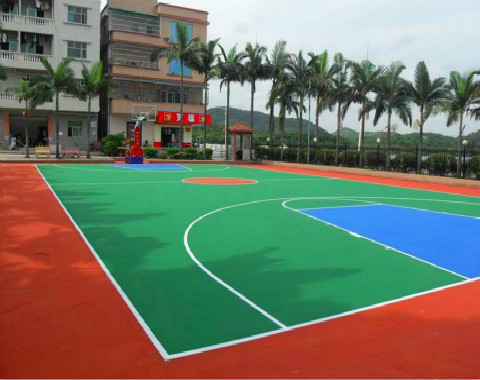 泰顺县塑胶篮球场