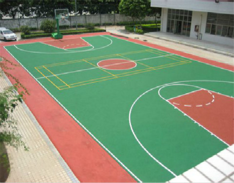 象山县硅PU篮球场