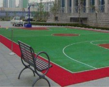 江都市硅PU篮球场