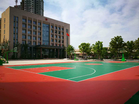 吴江市塑胶篮球场