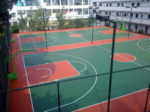 如东县硅PU篮球场